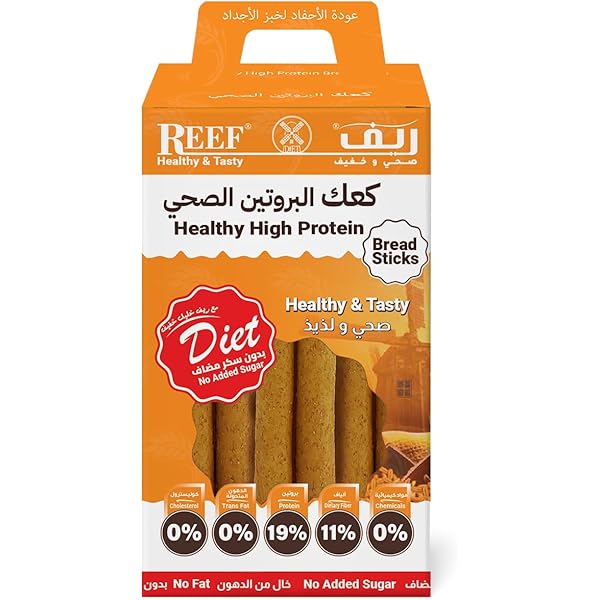 Reef Healthy High Protein  Fiber Bread Sticks 375g