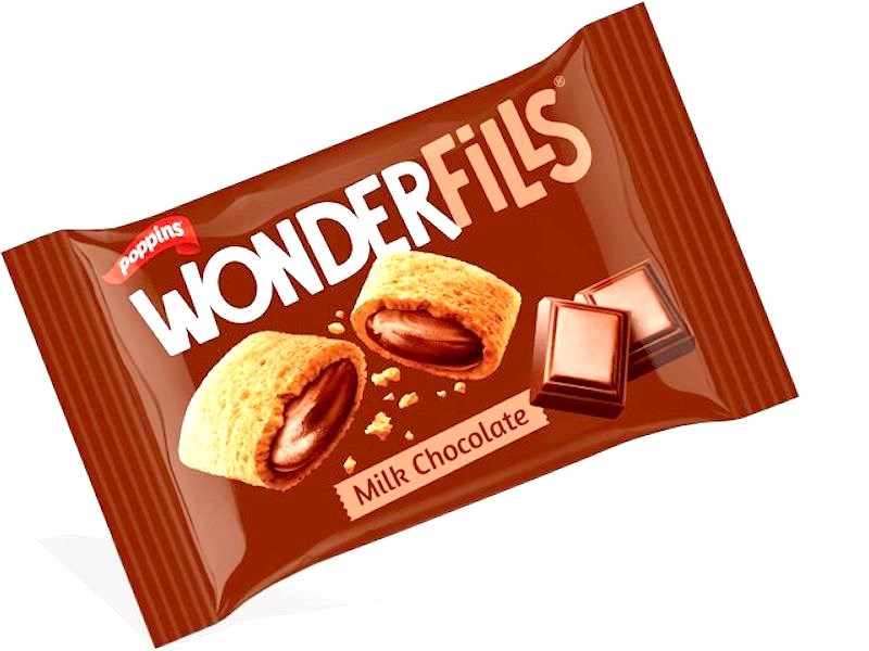 Poppins Wonder Fills Milk Chocolate 18g