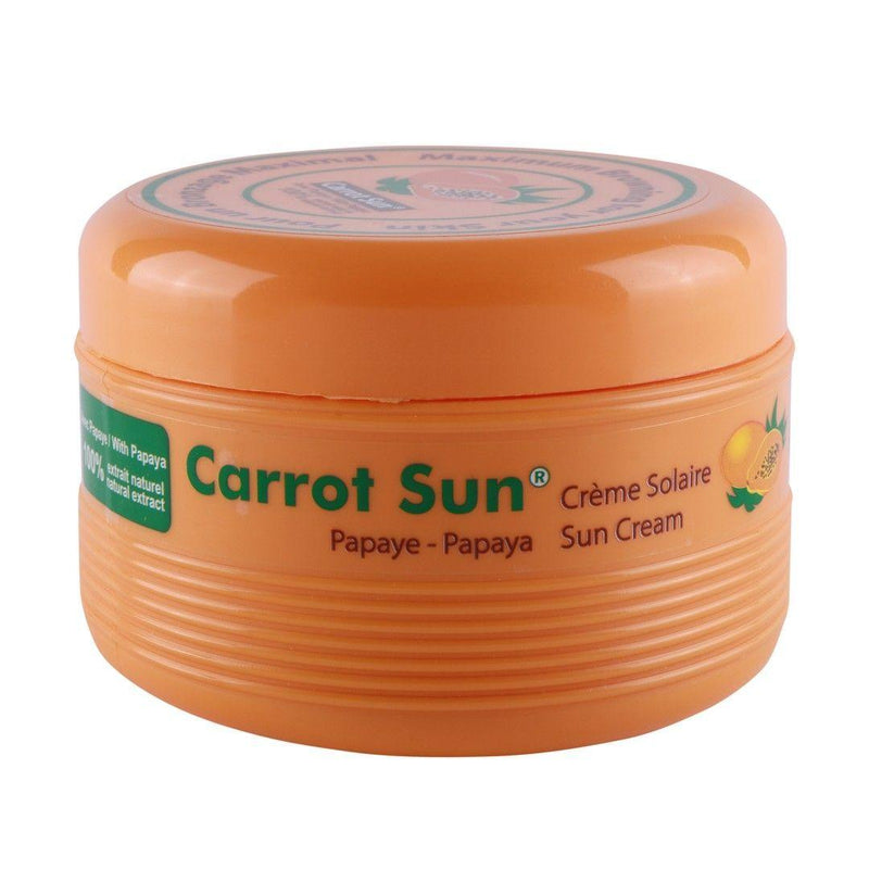 Carrot Sun Tanning Cream with Papaya Extract, 350ml | كريمة الجزر والبابايا 350مل
