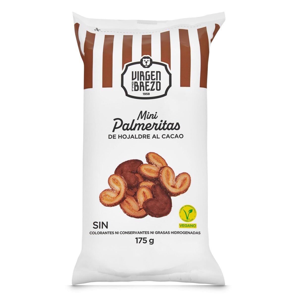 Mini Palmeritas Al Cacao Paquete 175 g