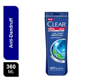 Clear Men Cool Sport Menthol Shampoo 360ml