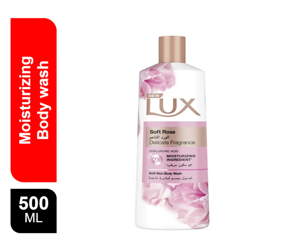 Lux Soft Rose Body Wash 500ml