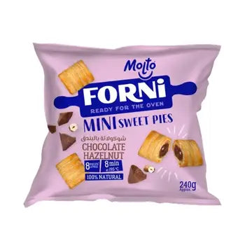Molto Forni Mini Sweet Pies Chocolate Hazelnut 8 Pieces / Ready For The Oven 240g