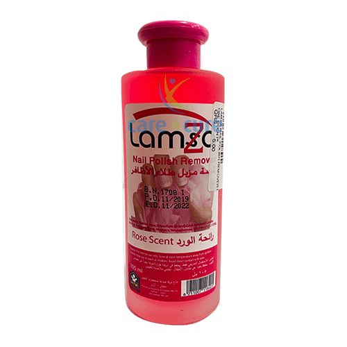Lamsa Nail Polish Remover Rose Scent 105ml