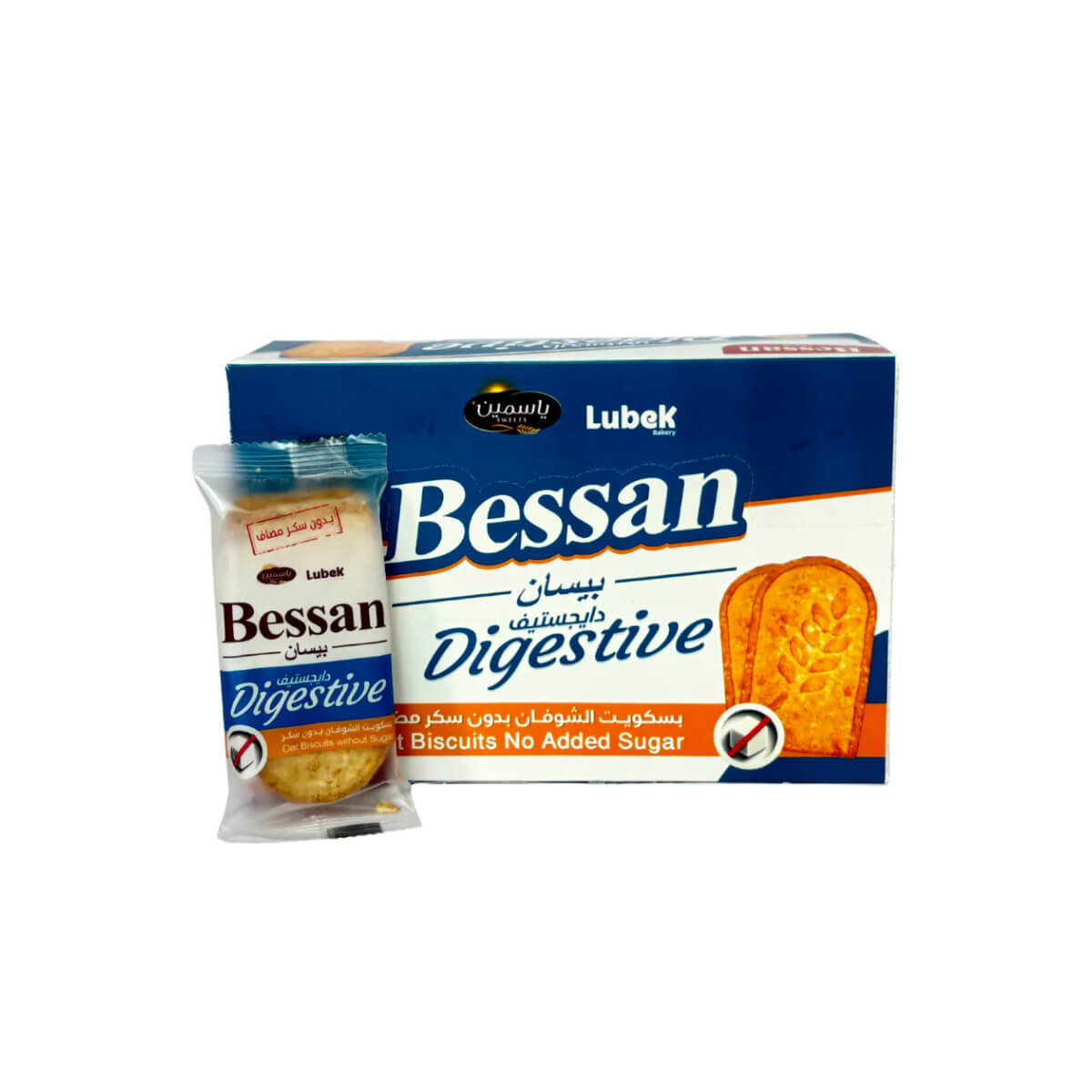 Bessan Digestive Oat Biscuits No Added Sugar 33g