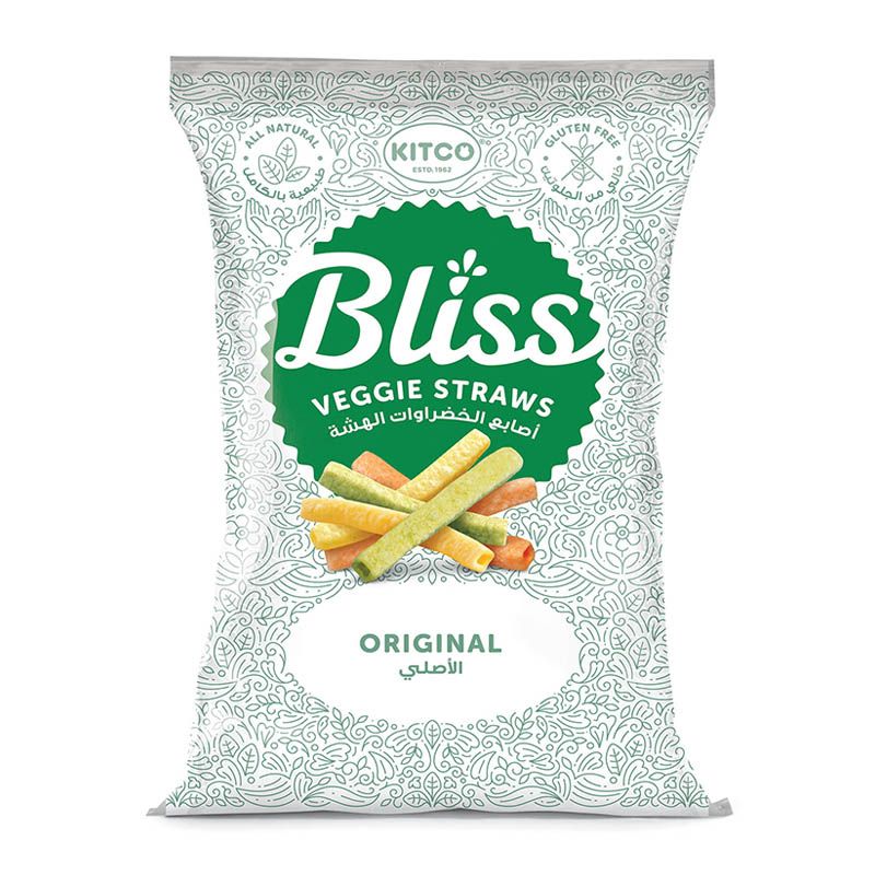 Kitco Bliss Gluten Free Veggie Straws Original 27g