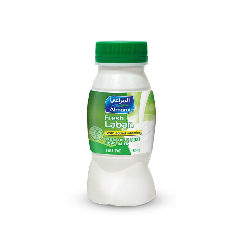 Almarai Fresh Laban Full Fat With Added Vitamins 180Ml