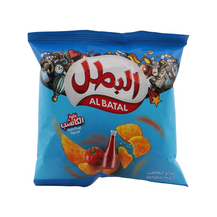 Al Batal Chips Ketchup  Flavor 12g