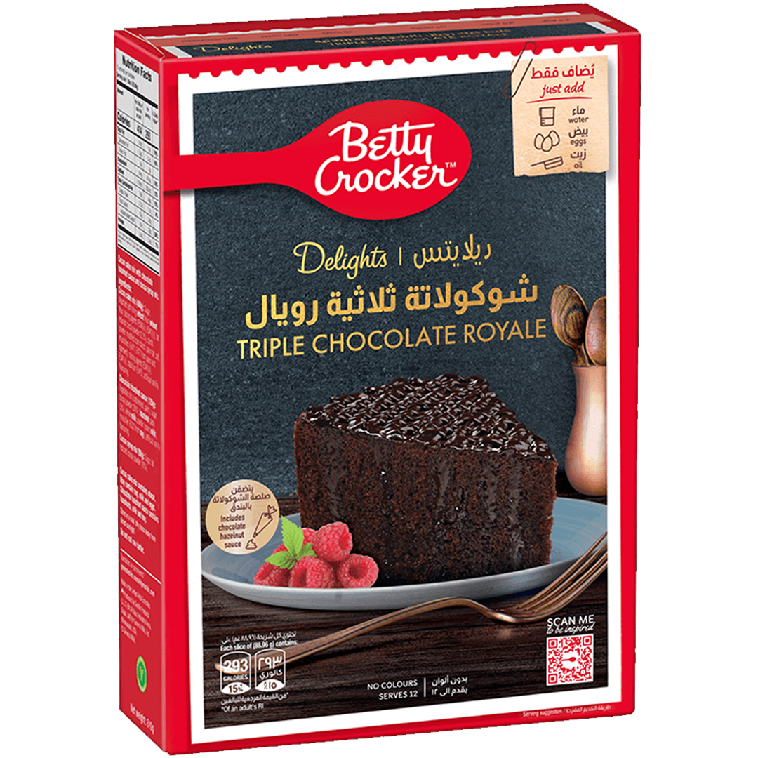Betty Crocker Triple Chocolate Royale 610g