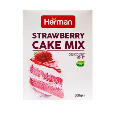 Herman Strawberry Cake Mix 500g