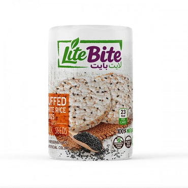 Lite Bite GF Rice & Corn Cakes With Black Seeds 100g