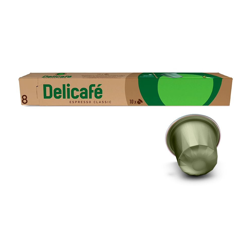 Delicafe Coffee Capsules Espresso  Classic Pack of 10