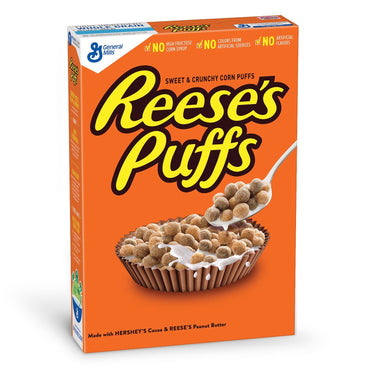 Reese's Puffs Cereal Sweet & Crunchy Corn Puffs 326g