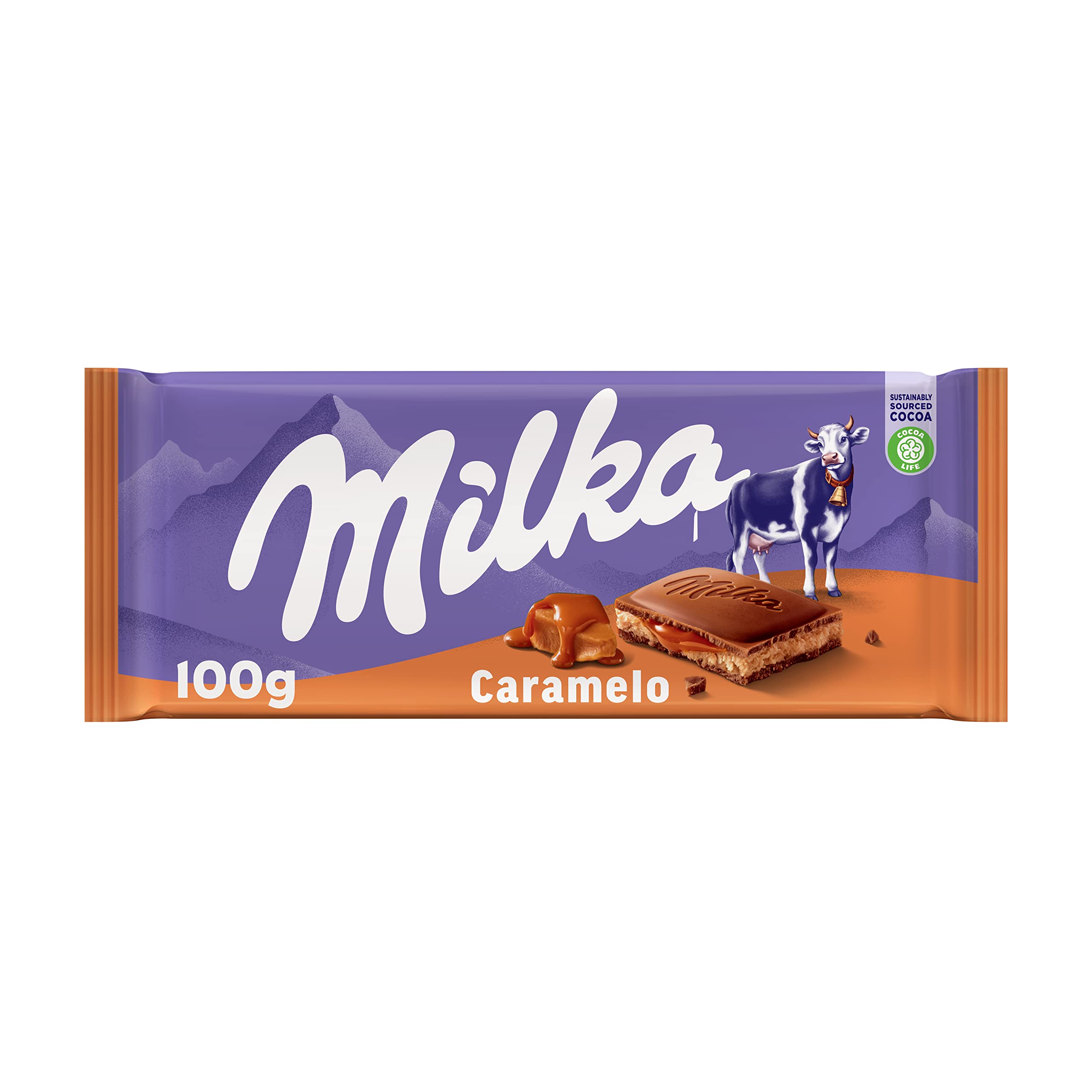 Milka Caramel Chocolate Bar 100g