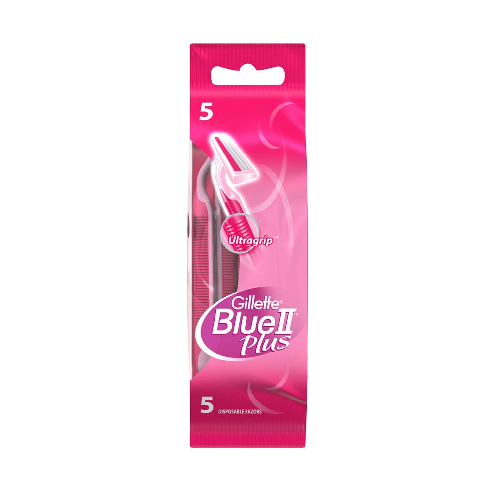 Gillette Blades Blue Ii Plus Women Disposable 5 X