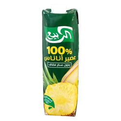 Al Rabie Pineapple Juice No Added Sugar 1L