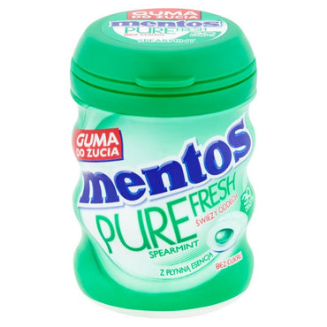 Mentos Pure Fresh Spearmint Gum 60g