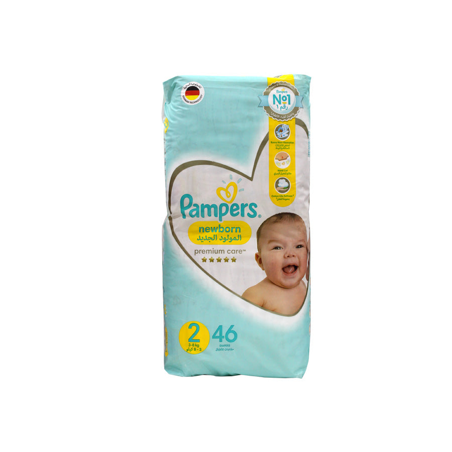 Pamppers Premuim Care 3-8kg 46 Diapers