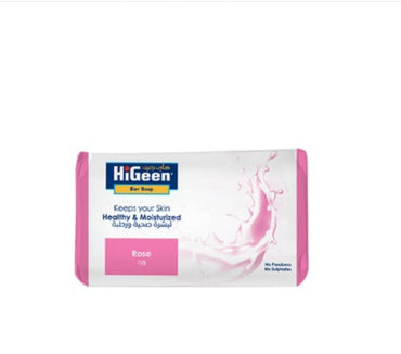 Higeen Bar Soap Healthy & Moisturized Rose 75g