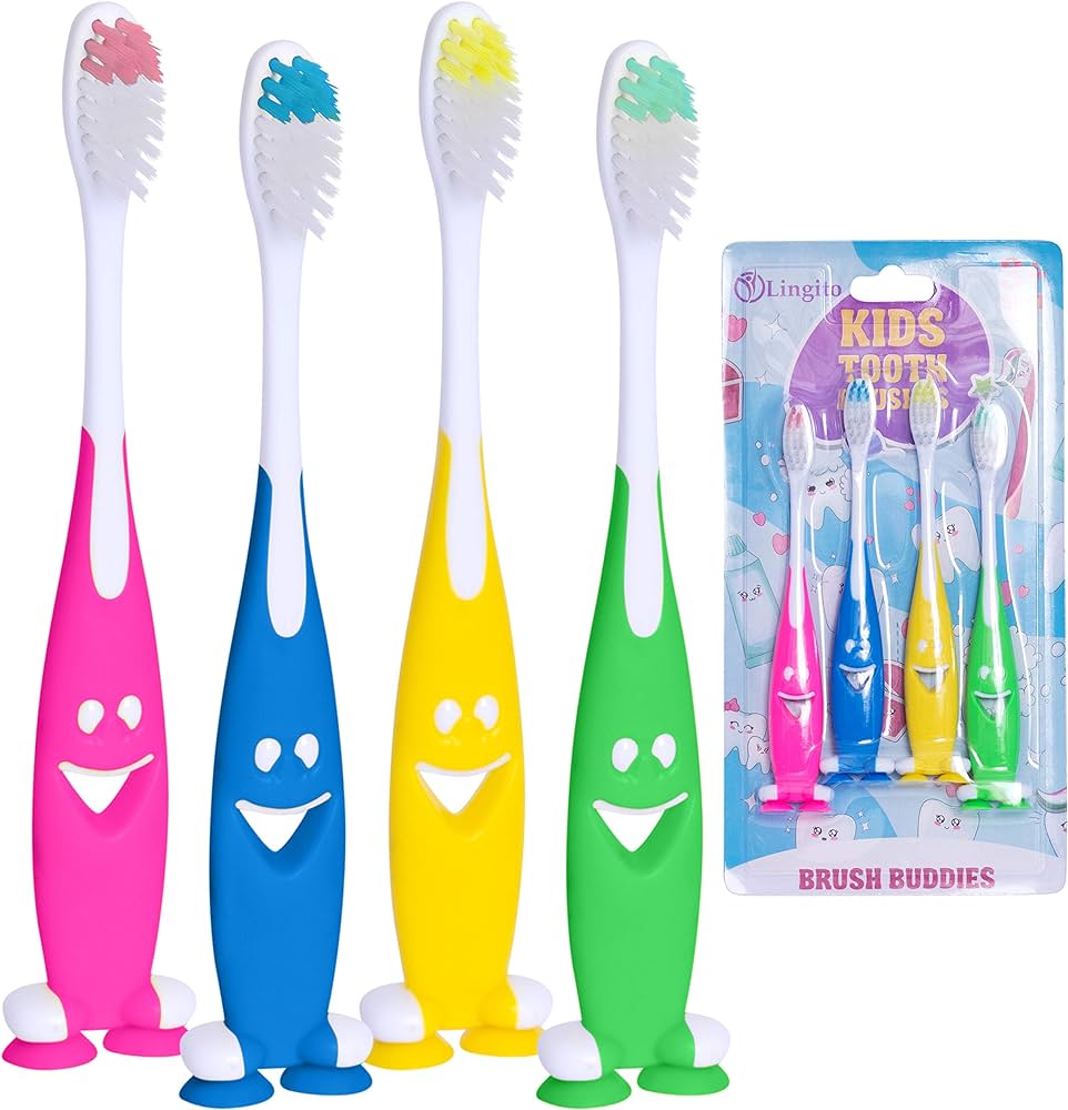 Dorco kids Toothbrushes 4pack