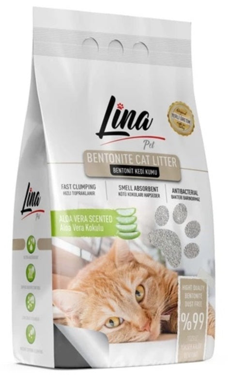 Lina Cat Litter With Aloe Vera Flavor 5Lt