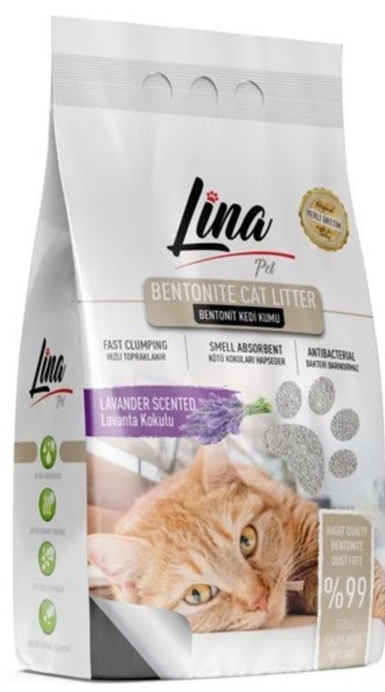 Lina Cat Litter With Lavender Aroma 5Lt