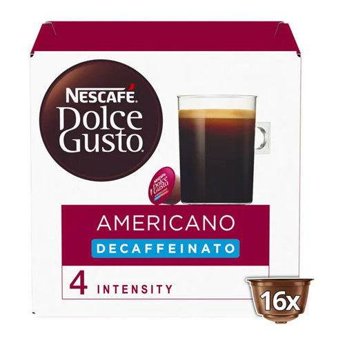 Nescafe Dolce Gusto Americano Decaf 16 Capsules 128g