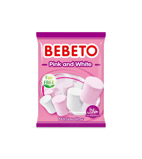 Bebeto Pink & White Marshmallow 60g