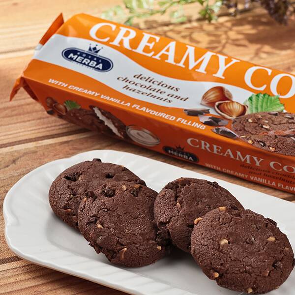 Merba Cookies Chocolate And Hazelnuts 160g