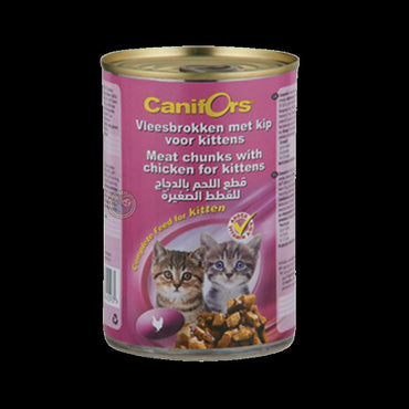 Canifors Wet Kitten Food, 410g | كاني فورس طعام القطط الرطب باللحم والدجاج للقطط الصغيرة, 410 غم