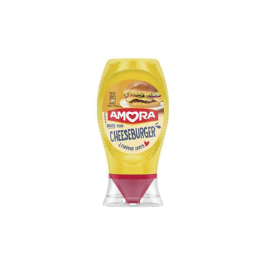 Amora Cheeseburger Sauce Squeeze Bottle, 250ml | امورا صلصة تشيز برجر زجاجة ضغط، 250 مل