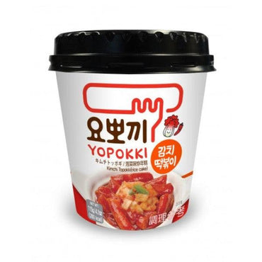 Yopokki Kimchi Topokki Rice Cake, 120g | يوبوكي كيمتشي توبوكي كعكة الأرز، 120 جرام