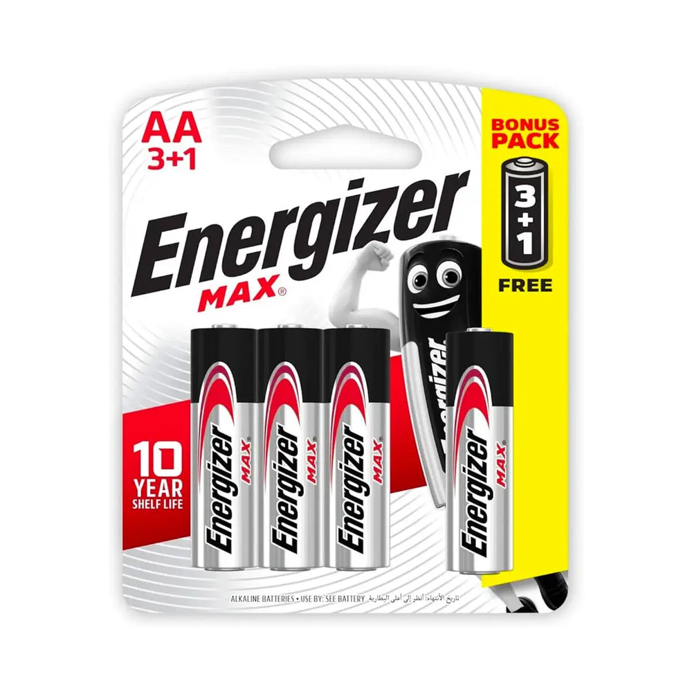 Energizer Max AA 3+1