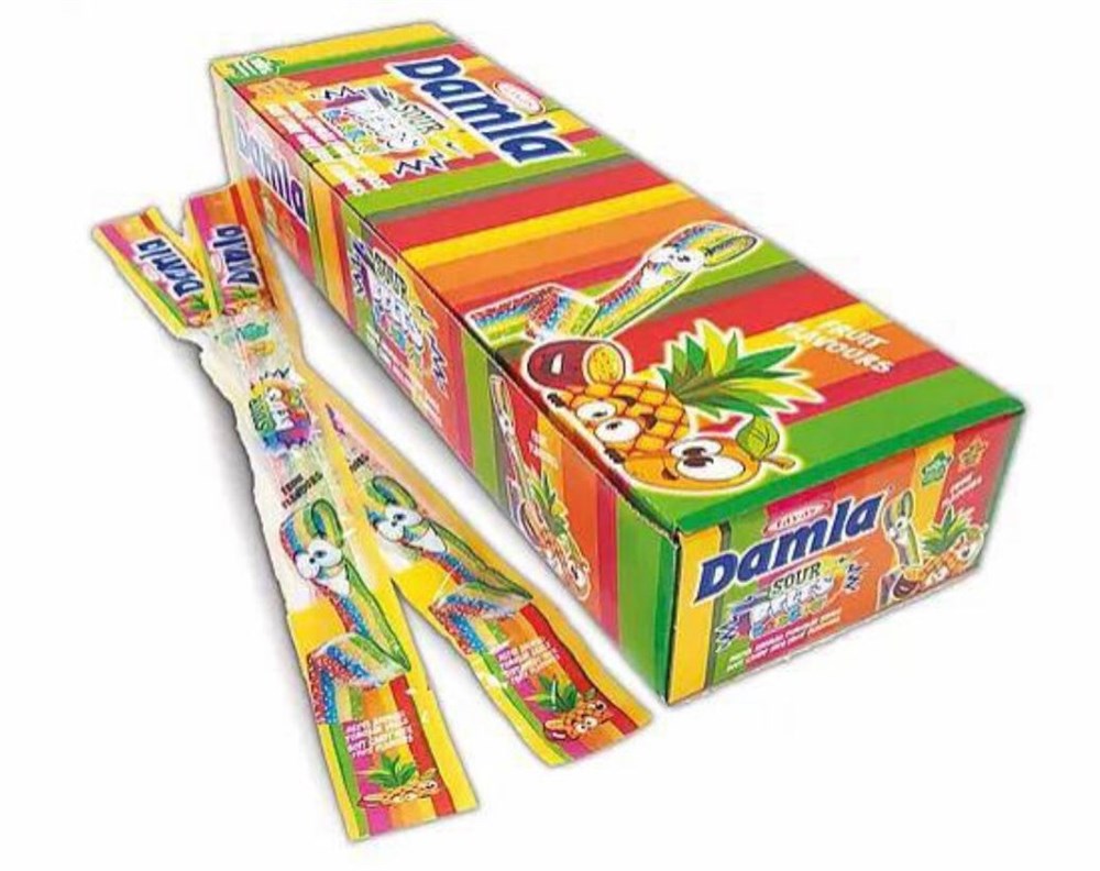 Damla Rainbow Sour Belt 15g