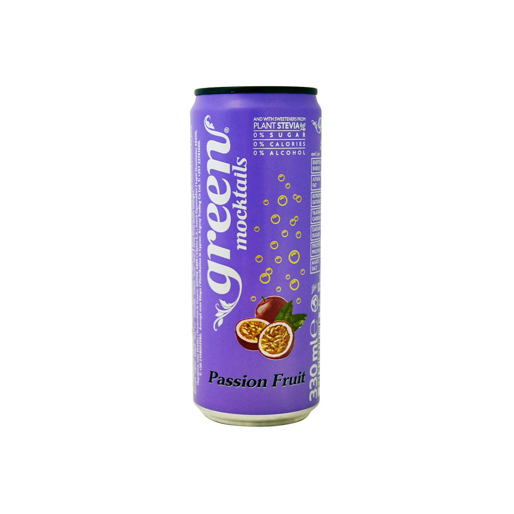 Green Mocktails Passion Fruit No Add Sugar 330 ml