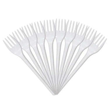 Hattab Plastic Spoon & Forks 25 Pcs