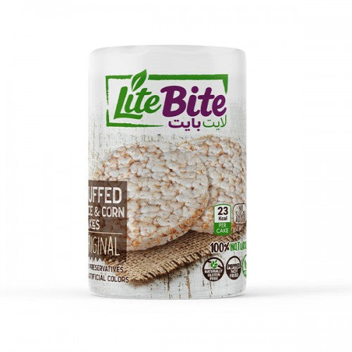 Lite Bite GF Rice & Corn Cakes Original 100g