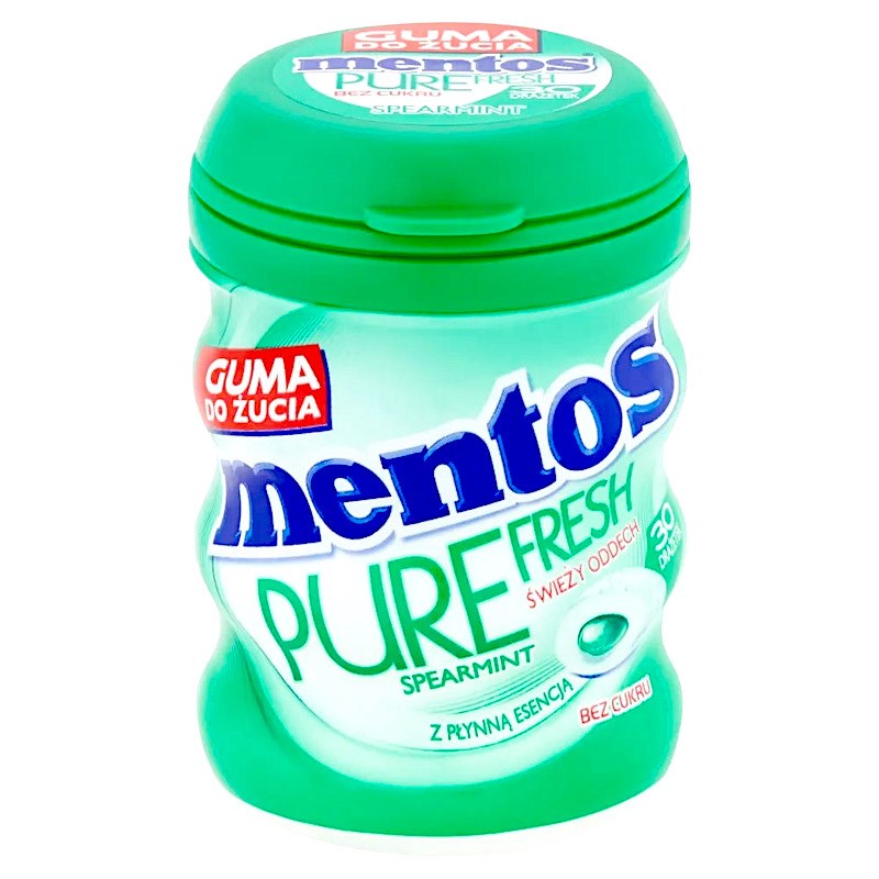 Mentos Pure Fresh Spearmint Chewing  60g 30 Pieces