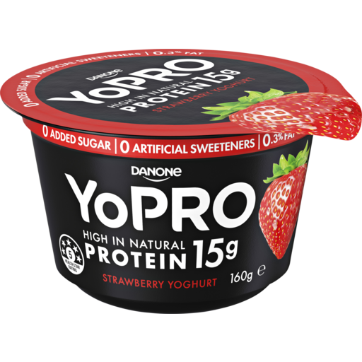 Yopro Strawberry Triple Zero 15g Protein 150g