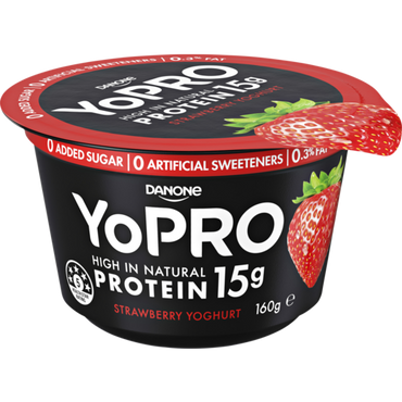 Yopro Strawberry Triple Zero 15g Protein 150g