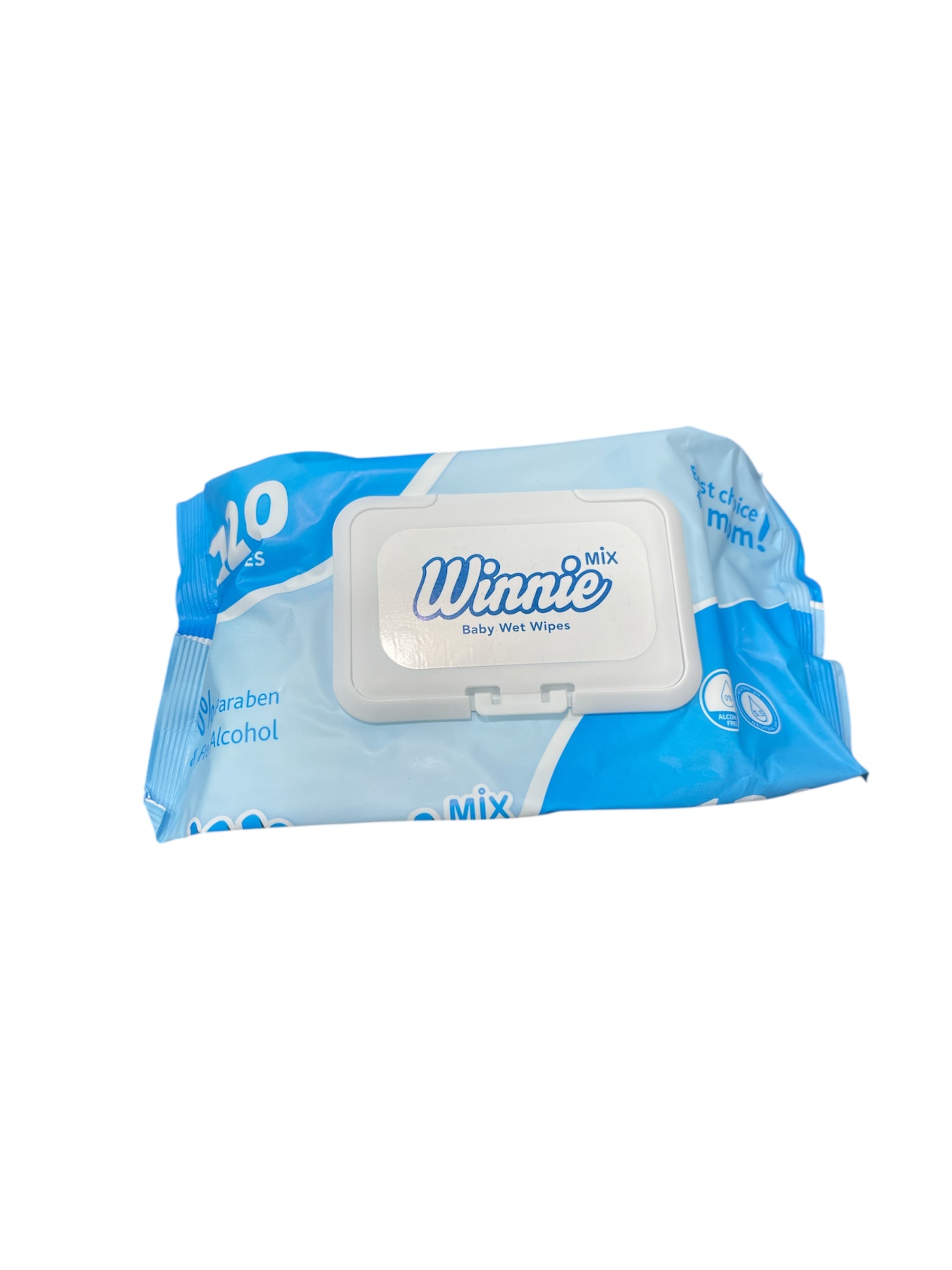 Winnie Mix Baby Wet Wipes 120 Wet Wipes