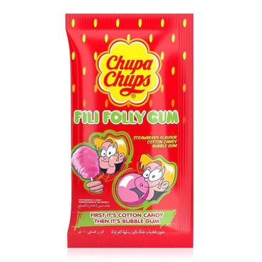 Chupa Chups Fili Folly Gum Strawberry 11g