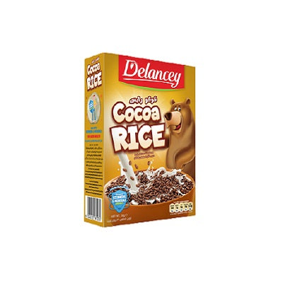 Delancey Corn Flakes Cocoa Rice 375g