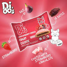 Didos Strawberry Choco Fruit Cookies 16g