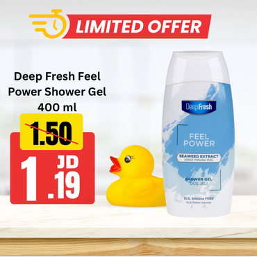 Deep Fresh Feel Power Shower Gel 400 ml