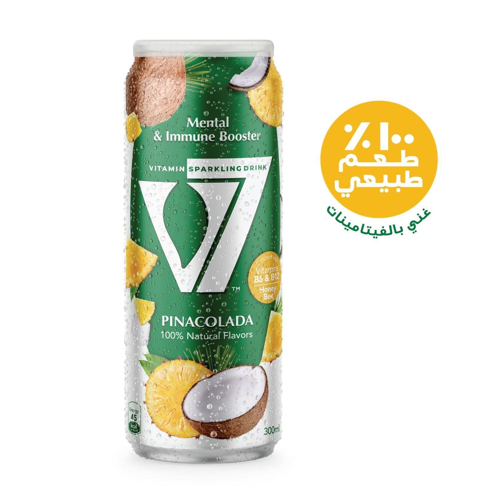 V7 Pinacolada Vitamin Sparkling Drink 300ml