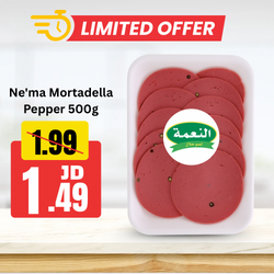 Ne'ma Mortadella Pepper 500g