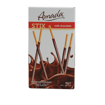 Amada Milk Chocolate Stix 25g