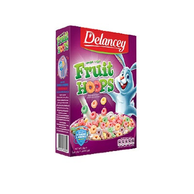 Delancey Fruit Hoops Cereal 375g