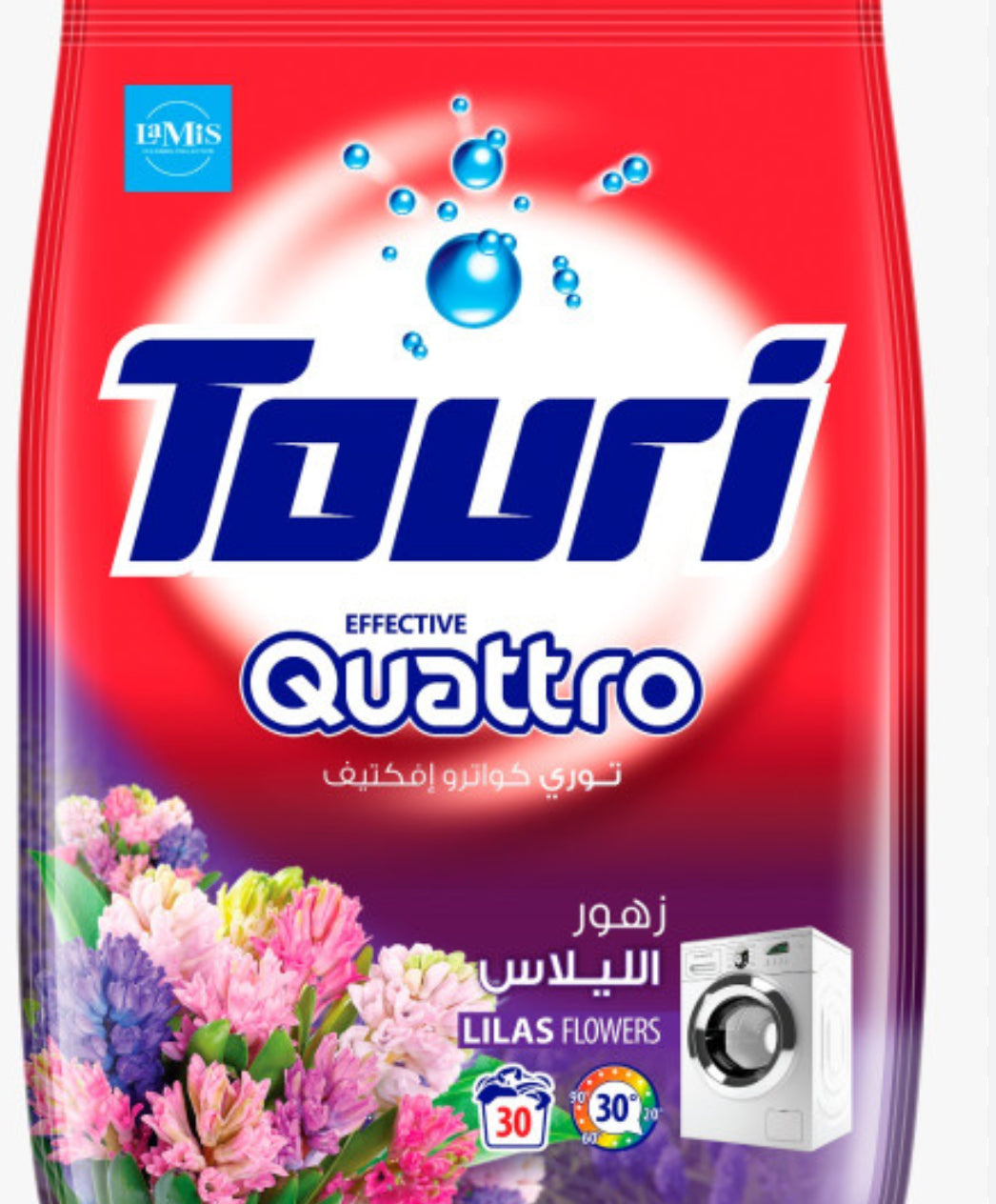 Touri Washing Powder Quattro Flowers 2000g